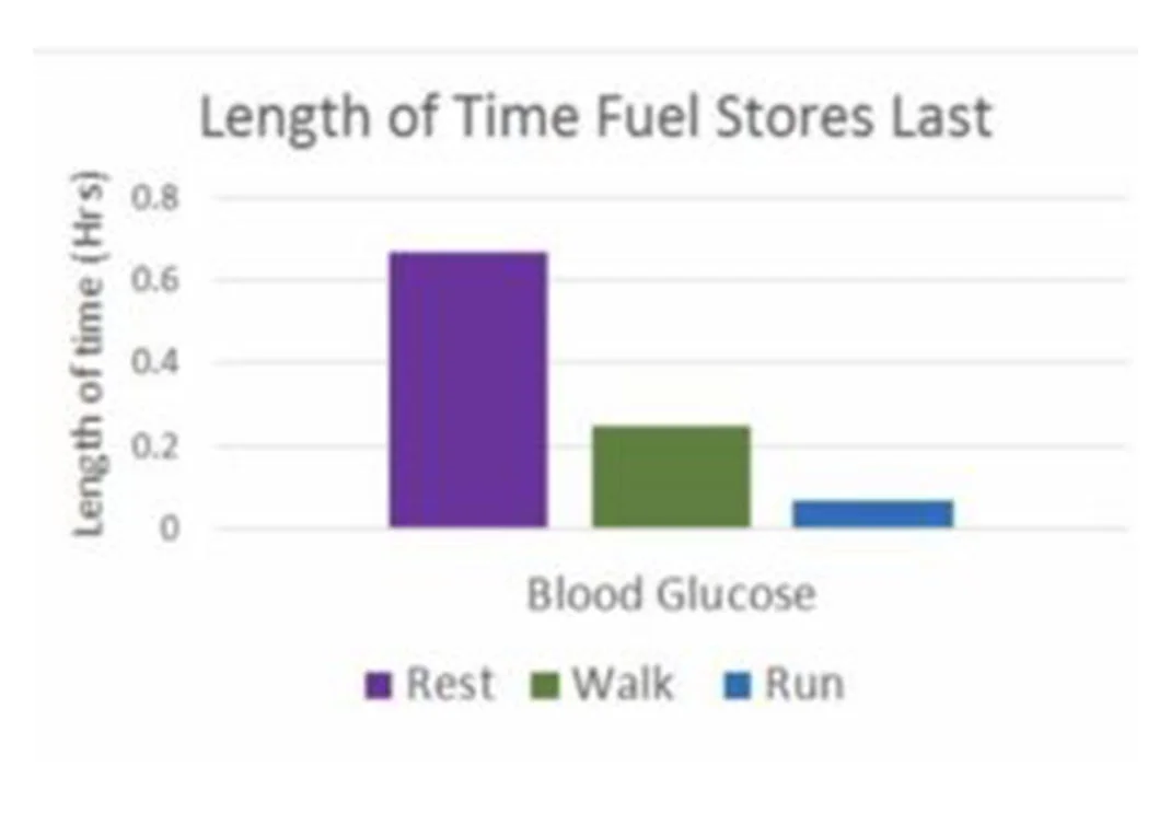 Length of time fuel stores last