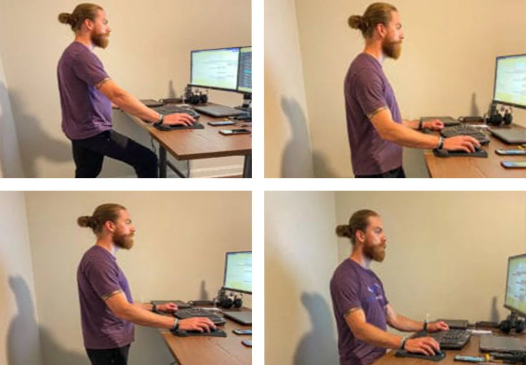 Strategies for adjusting to a standing work model